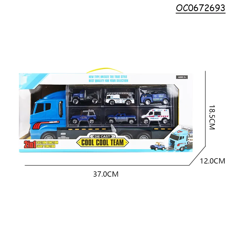Wholesale Diecast Models Truck Toy Baby Car Set for Kids