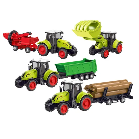 Wholesale 3 Pieces Construction Friction Simulation Farm 1: 55 Scale Children Car Toy Set