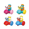 Wholesale Mini Plastic Miniature Friction Cartoon Press and Go Animal Racing Car Toy