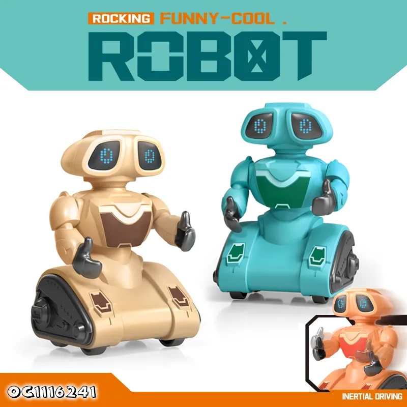 Wholesale Electric Educational Intelligent Interactive Plastic Dancing Electric Singing LED Robot for Kids