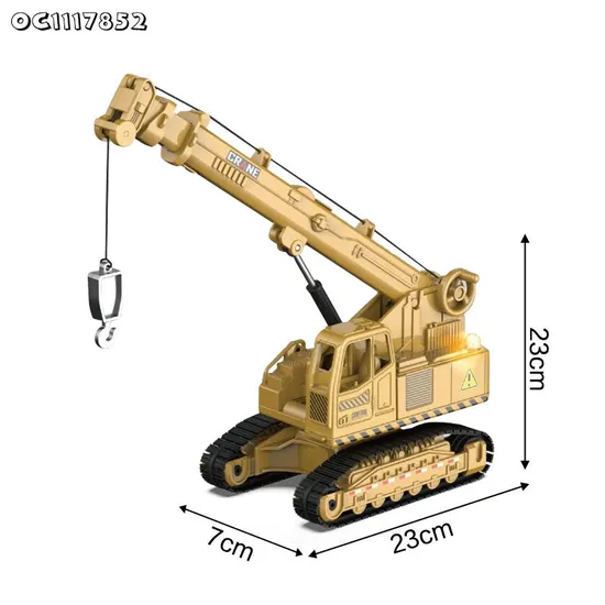 Wholesale Diecast Mini Metal Model Vehicle Metal Kids Truck Toy with Light and Music
