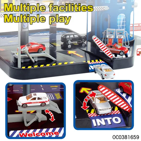 Wholesale Children Parking Kids Diecast Mini Metal Model Car Toy