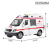 Wholesale Plastic Children Friction Ambulance Vehicle Truck Kids Car Toy with Sound Light