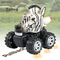 Wholesale Miniature Zebra Elephant Giraffe Lion Plastic Animals Small Pullback Cars Set Toy Car