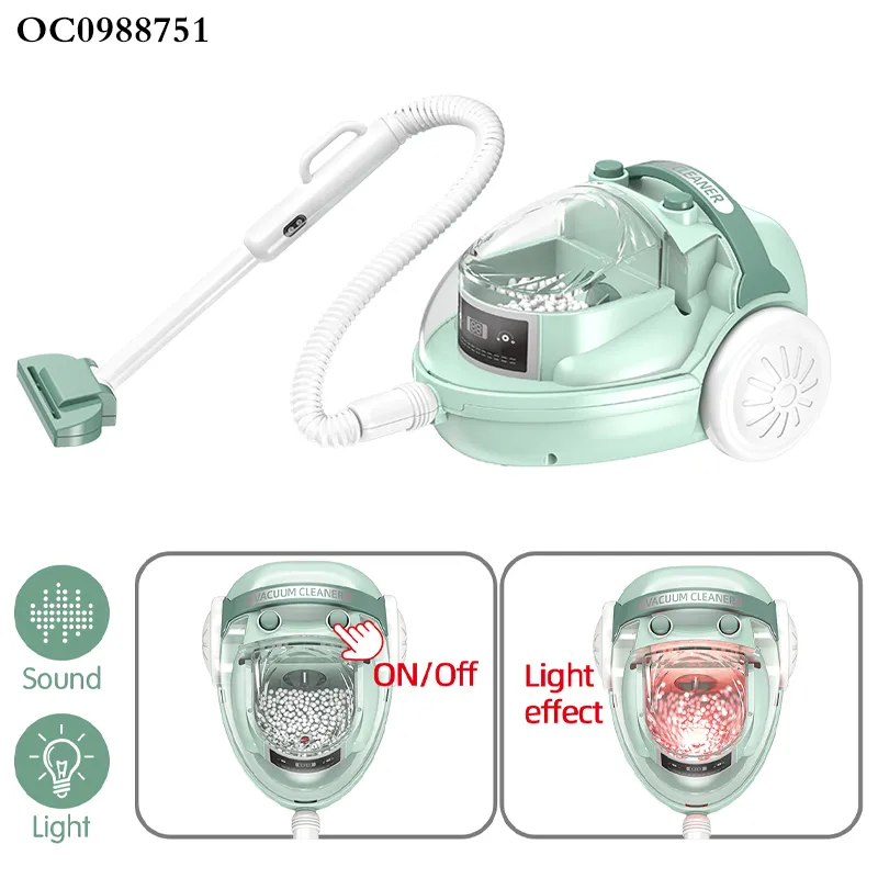 Wholesale Children's Toy Cleaner Role Play Pretend Kids Cleaning Play Toy with Light and Sound
