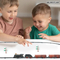B/O Classic Plastic Train Play Set Electric Track Toy for Kids with Light Sound