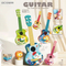 Wholesale Children Sensory Popular Cartoon Learning Toy Mini Guitar Interactive Musical Instruments Ukulele Toy for Kid Education