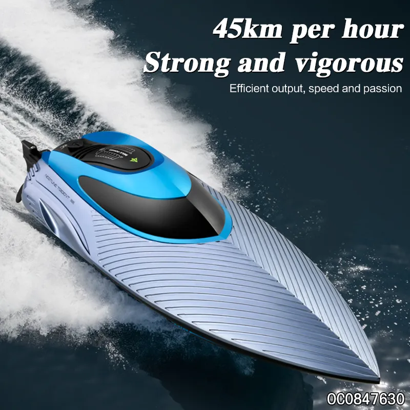 Wholesale Plastic Electric RC Speed Racing Model High Speed Toys Boats for Adult