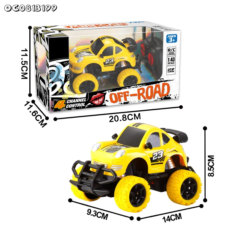 Wholesale 1: 43 Scale Electric off Road Toy Drift Remote Control RC Car with LED Light