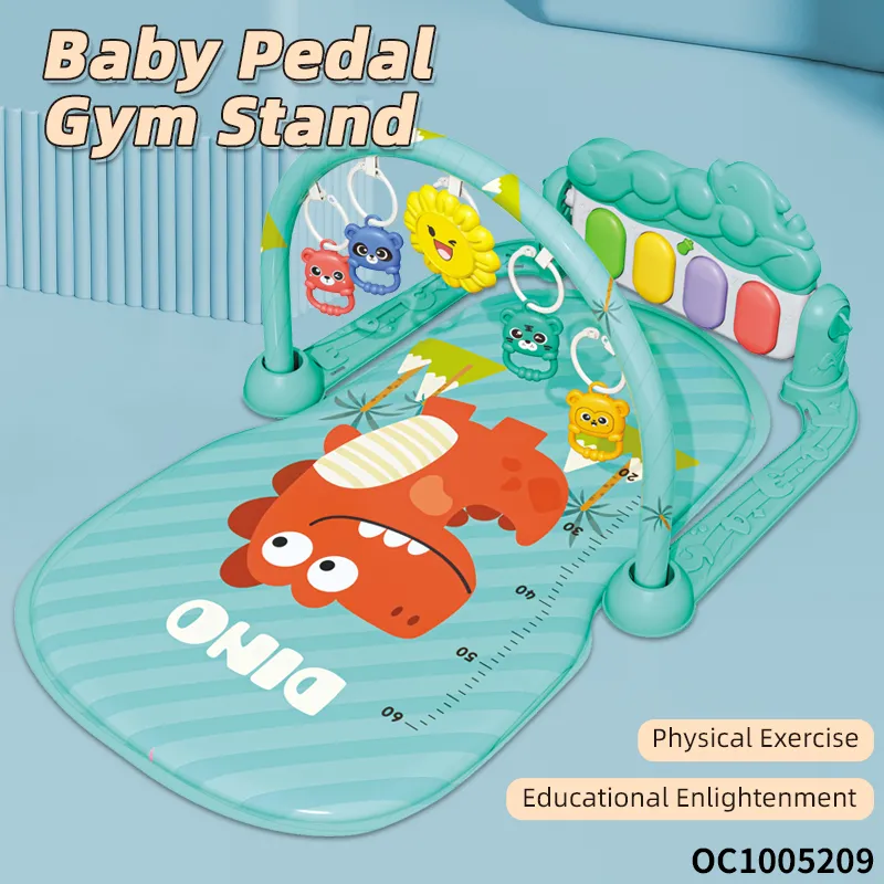 Pedal Piano Gym Baby Activity Exercise Music Safe Soft Play Mat Crawling Foldable Waterproof Anti-Slip Baby Sleeping Mat