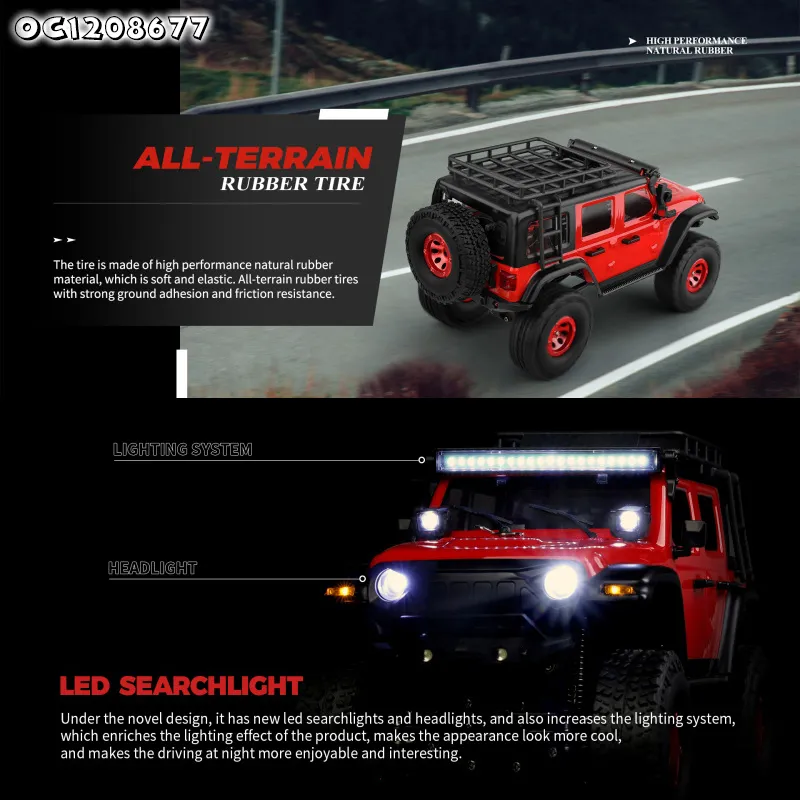 High Quality RC Drift 1: 24 Scale 4WD Remote Control Racing Car Models Climbing off Road Vehicle Toy Car