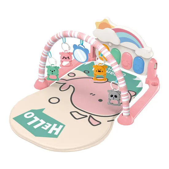 Musical Piano Gym Baby Activity Exercise Music Safe Soft Play Mat Crawling Foldable Waterproof Baby Sleeping Mat