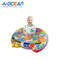 Hot Selling New Born Portable Soft Safe Cotton Bed Babyv Activity Game Carpet with Plastic Rattle