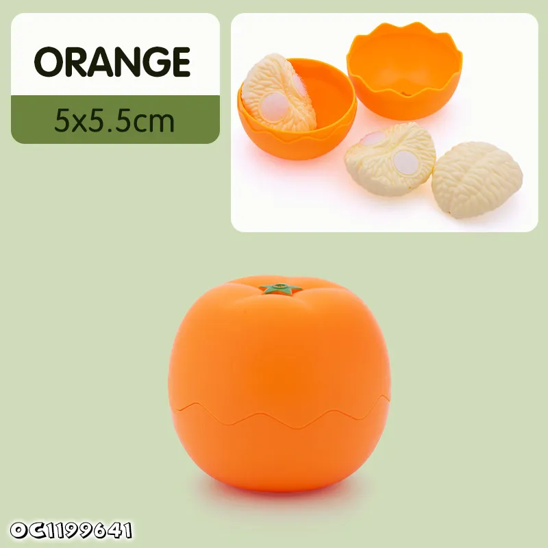 Wholesale 8 Pieces Mini Early Educational Simulated Fruit Vegetables Fruit Pretend Play Kitchen Plastic Food Cutting Toy