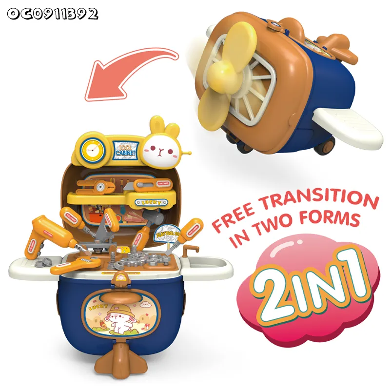 Other Role Play Indoor Play and Preschool Development Plastic Screw and Nut Set Kids Mechanictool Box Set Toy with Drill