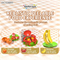 Wholesale Mini Play Interactive Play Set Kids Pretend Playhouse Funny Plastic Fruits and Vegetables Cutting Kitchen Toys