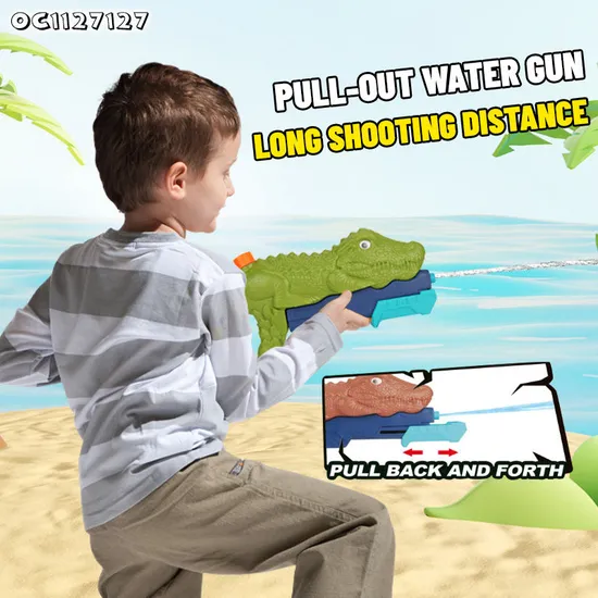 Summer Outdoor Interesting Shooting Gun Games New Best Funny Cool Plastic Dinosaur Water Guns Toys for Wholesale