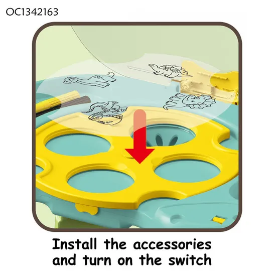 Wholesale Painting Projection LED Art Drawing Table Machine Learning Montessori Educational Popular DIY Toys for Kids