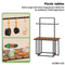 Wholesale Pretend Play Outdoor Explore Set Camping Kids Children's Plastic Kitchen Simulation Vegetable Fruit Food Cooking Toy