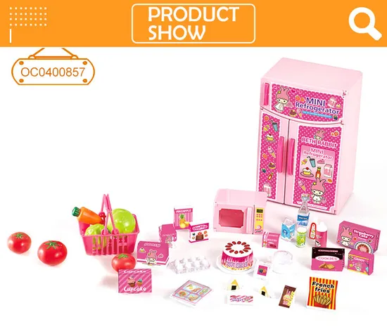 Wholesale Household Mini Children's Plastic Play Set Kitchen Cabinet Toys