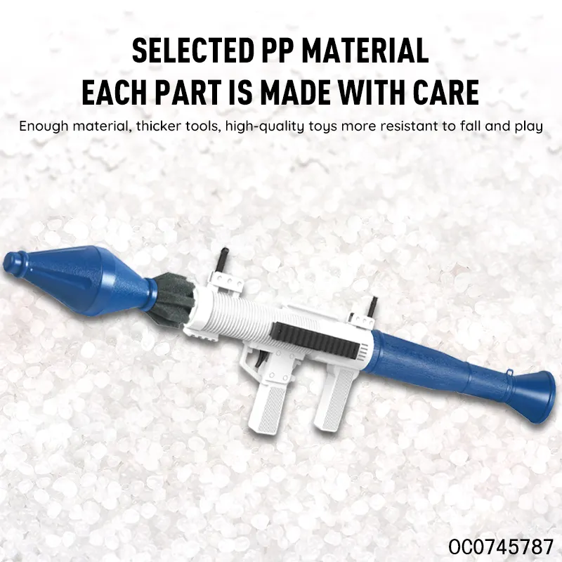 Hot Selling Game Shooting Toys Bullet Rocket Toy Gun for Boys