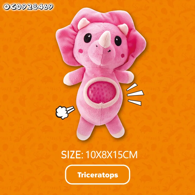 Wholesale Custom Anti Stress Balls Dinosaur Toy Plush Doll Sensory Squeeze Game Fidget Cheap Promotional Toys for Adults Kids