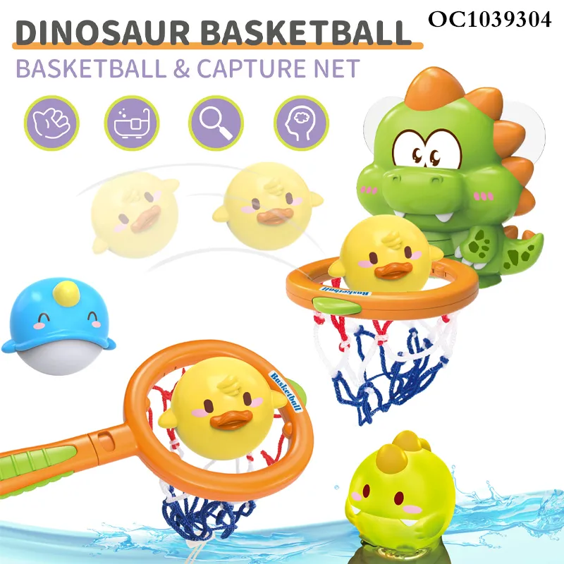 Wholesale Montessori Baby Basketball Animal Fishing Summer Water Games Kid Floating Ball Toys