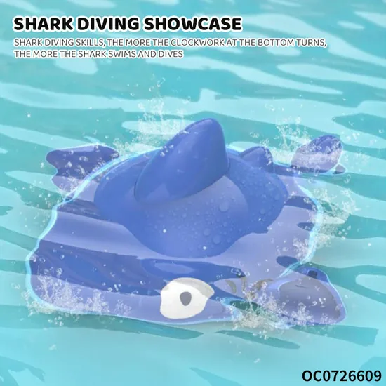 Wholesale Children Summer Plastic Whale Shark Fishing Swimming Fish Bath Floating Diving Toys for Kids