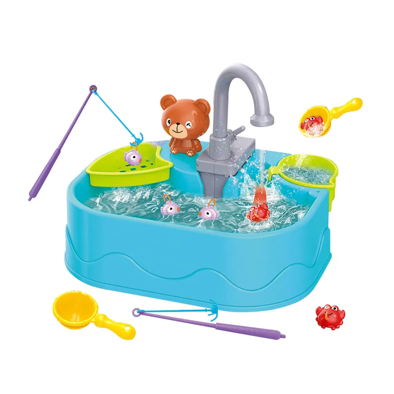 Wholesale Summer Montessori Summer Handheld Plastic Magnetic Fishing Game Water Toys