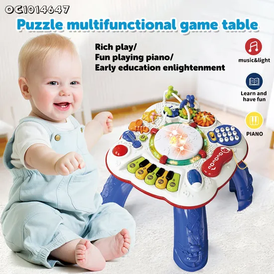 Wholesale Montessori Popular Electronic Plastic Piano Board Montessori Table Activity Educational Toys