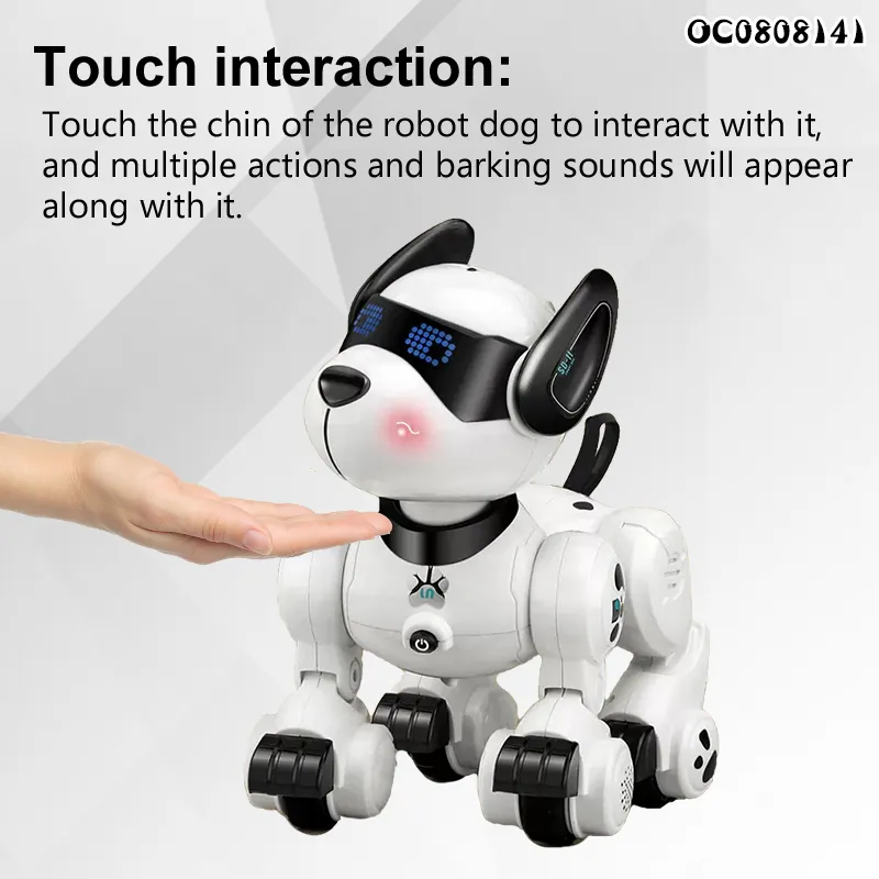 Wholesale Intelligent Smart Interactive Robot Dog Kids Remote Control Dancing Robotic Intelligent Toy Dog