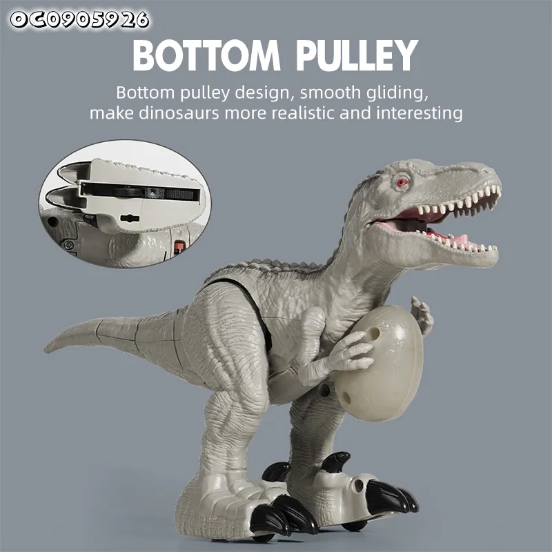 Dinosaur Theme Park Gift Wholesale Plastic Dinosaur Children New Electronic Small Toys Customize for Boys with Light and Sound