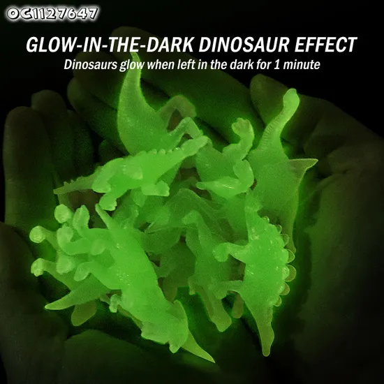 Dinosaur Eggs Archaeological Educational Series Toys Sand Excavation Fossil Dig Tools Toy for Kids Playground with Luminous Dinosaur