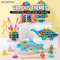 Wholesale Plastic Educational Interactive Games Wooden Busy Board Children Montessori Fishing Toy