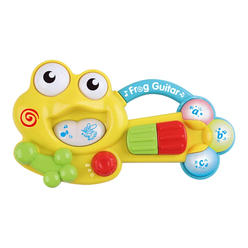 Wholesale Montessori Light Cartoon Music Electronic Keyboard Piano Musical Sensory Touch Baby Bed Bell Toy