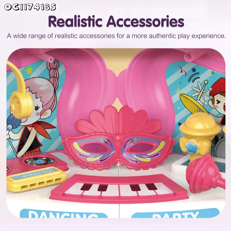 Wholesale Montessori Educational Interactive Party Keyboard Stand Music Instrument Pretend Play Sensory Toys