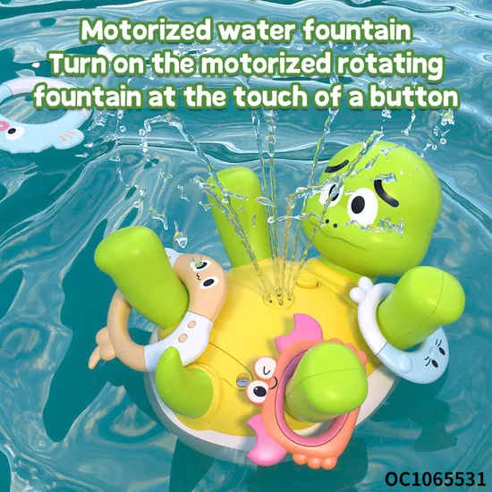 Wholesale Children Interactive Shower Bathroom Bathtub Water Spray Electric Animal Game Toy for Children