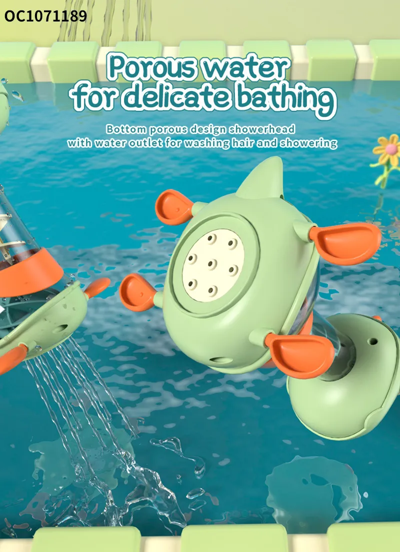Wholesale Children Cartoon Dinosaur Design Educational Water Play Baby Bathroom Bath Shower Toy