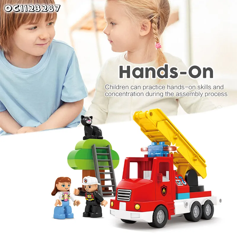 Building Block Assembly Kit for 4 Years Olds with Light and Sound