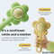 Wholesale Montessori Educational Lovely Silicone Baby Plastic Ball Baby Teether Chew Toy