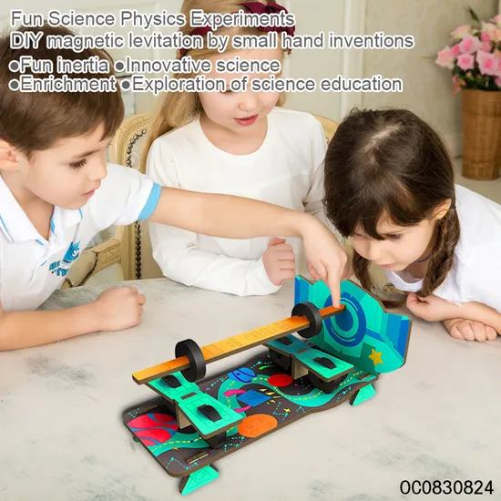 Wholesale Montessori Magnetic Educational Electric DIY Science Block Toy