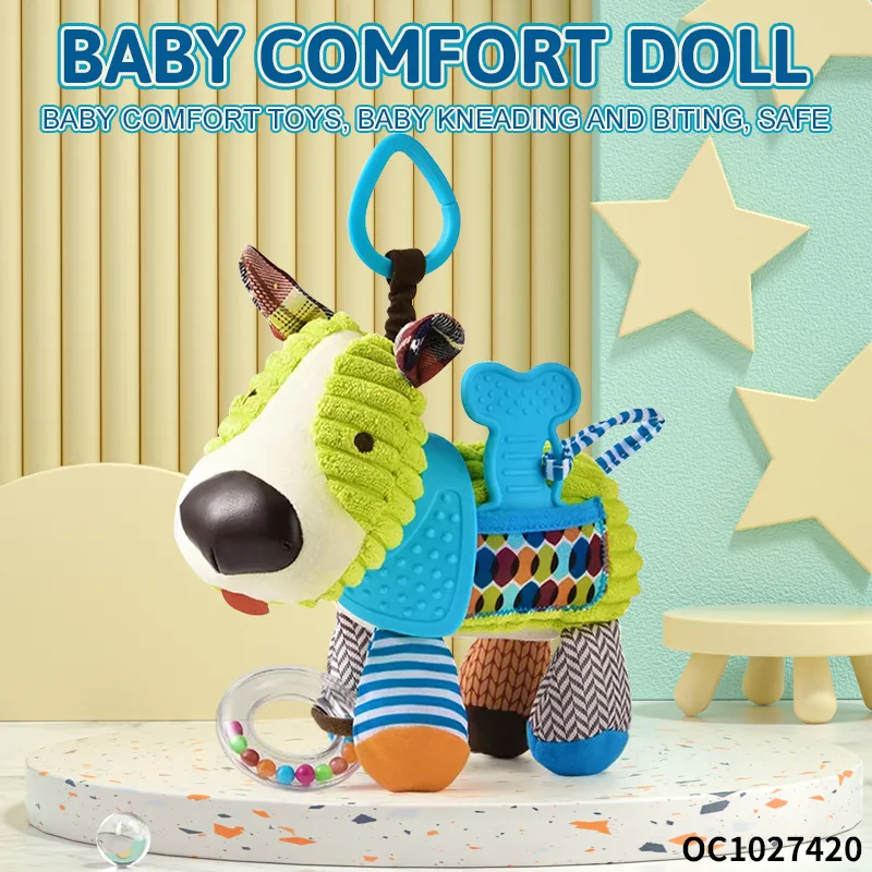 Wholesale Montessori Musical Soft Hanging Bed Bell Montessori Sensory Baby Teether Toys