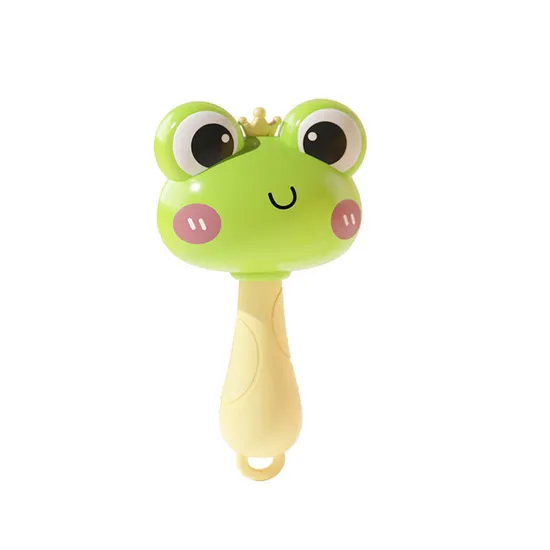 Cartoon Frog New Born Baby Bed Bell Music Toy Animals Rattle Snake for Baby Toys 0-12 Months with Sound