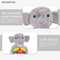 Wholesale Stuffed Battery Operated Hand Drum Musical Instrument Big Elephant Animal and Plush Toy Doll with Flashing Light