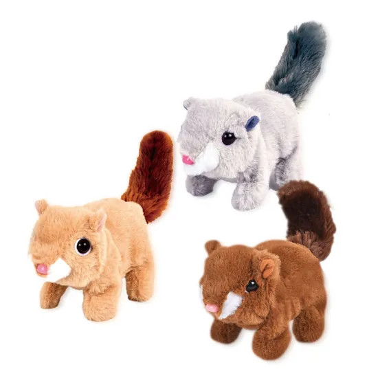 Wholesale Educational Plush Electric Walking Plastic Animal Plush Custom Stuffed Plush Doll Toy