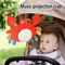 Wholesale Animal Educational Stuffed Crab Plush Baby Play Hanging Mobile Musical Toy for Baby