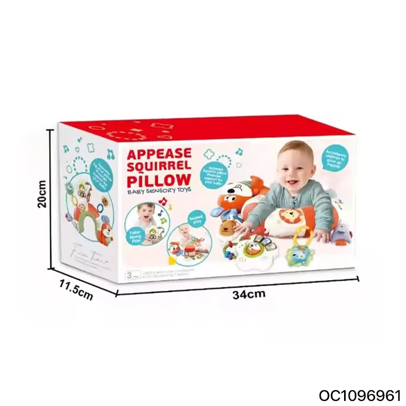 Wholesale Animal Stuffed Soft Play Baby Mobile Soother Music Plush Montessori Sensory Toy