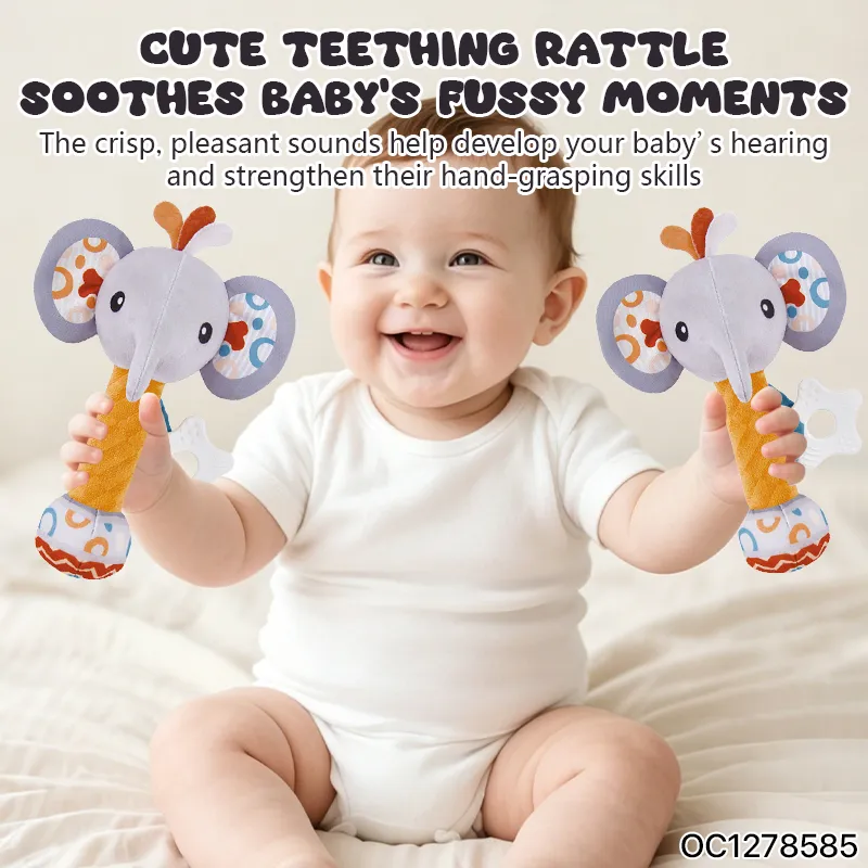 Wholesale Animal Custom Baby Plush Big Ears Mini Stuffed Plush Elephant Sensory Play Toy