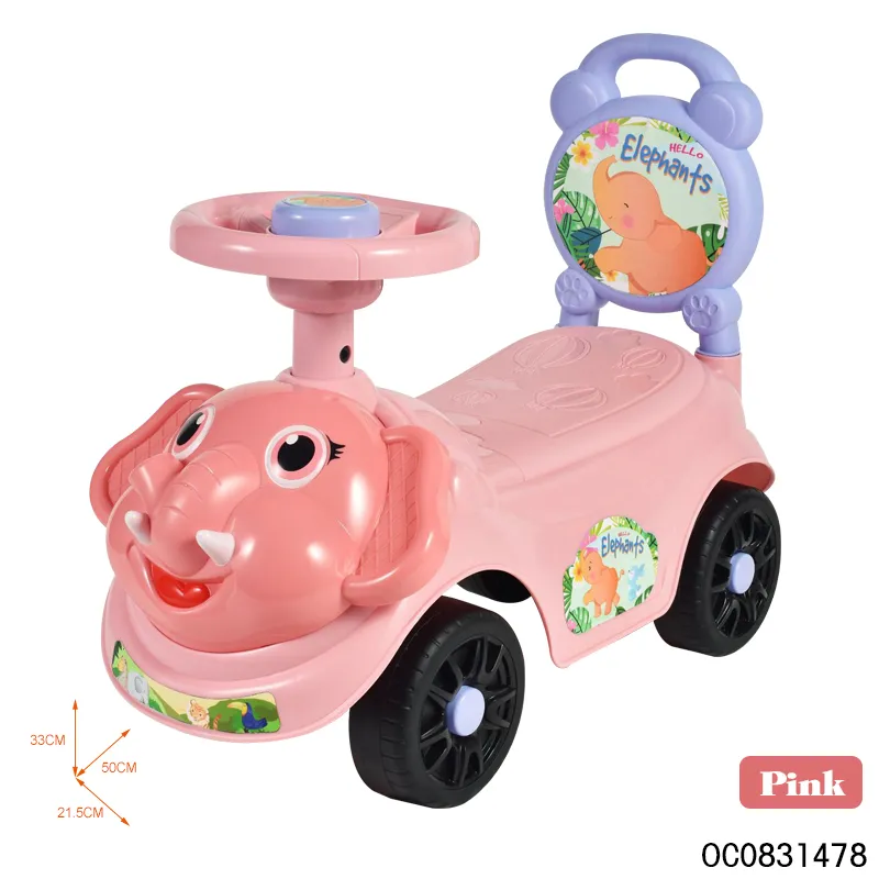 Wholesale Plastic Kids Children Cartoon Baby Ride on Toy Swing Car