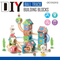 Suspension Flying Ball Guangzhou Building Blocks Race Track Set Interaction Toys for Children and Parents with Rolling Ball Game